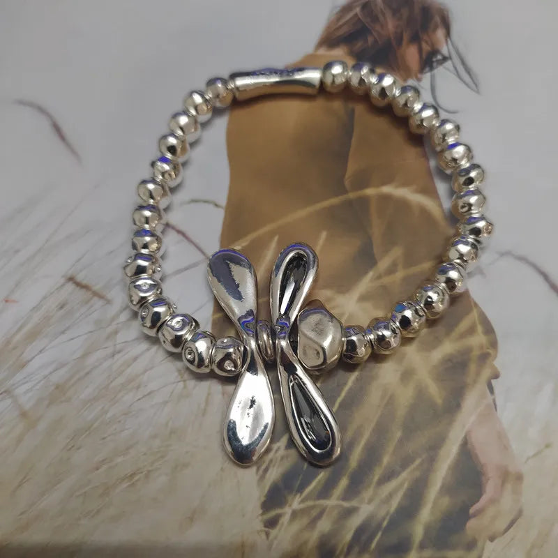 925 Silver Butterfly Bracelet Women's Jewelry Gift