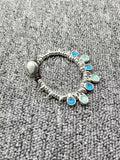 925 Silver Crystal Bracelet Two-color Jewelry