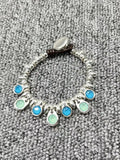 925 Silver Crystal Bracelet Two-color Jewelry