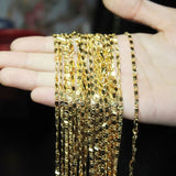 18K Filled Necklace 16-30 Inch Jewelry Chain
