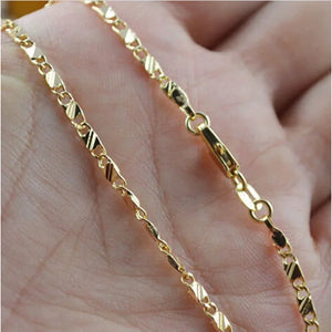 18K Filled Necklace 16-30 Inch Jewelry Chain