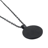 Cube Sacred Geometry Photo Convex Glass Pendant Necklace