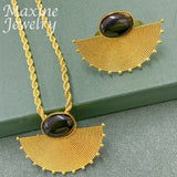Elegant 18K Plated Jewelry Set for Women Party Dubai Bridal Wedding
