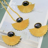 Elegant 18K Plated Jewelry Set for Women Party Dubai Bridal Wedding