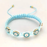 Hand Woven Evil Eye Beaded Bracelet Gift