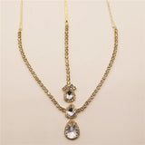 Rhinestone Hair Chain Multi-Layer Forehead Chain Gift