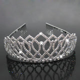 Tiara Crown Wedding Hair Accessories Princess Bridal Rhinestone Tiara Gift