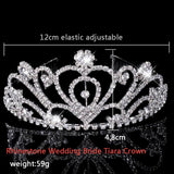 Tiara Crown Wedding Hair Accessories Princess Bridal Rhinestone Tiara Gift