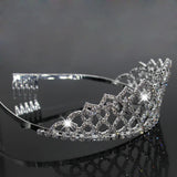 Tiara Crown Wedding Hair Accessories Princess Bridal Rhinestone Tiara Gift