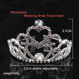 Tiara Crown Wedding Hair Accessories Princess Bridal Rhinestone Tiara Gift