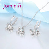 925 Silver Horse Fire Opal Dangle Earrings for Women
