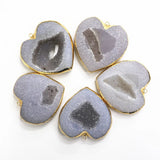 Agates Pendant Jewelry Five-pointed Star Guardian Peach Heart Moon Necklace