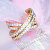 Zircon Wedding Ring Cocktail Party Women's Rings