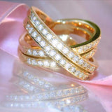 Zircon Wedding Ring Cocktail Party Women's Rings