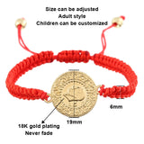 Hand-woven Red/Black Muslim Jewelry Hand Strap