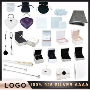 Logo Ring Necklace Jewelry Box & Cleaning Cloth