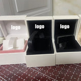 Logo Ring Necklace Jewelry Box & Cleaning Cloth