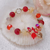Agate Crystal Beaded Bracelets for Women YBR571