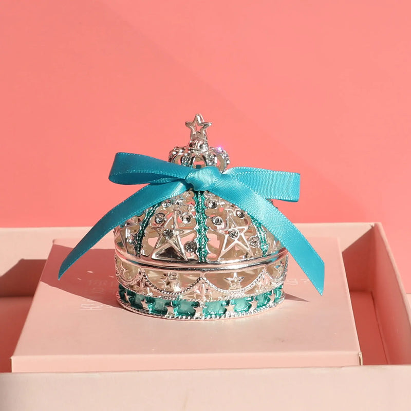 Princess Crown Ring Jewelry Box Small Gift Proposal Marriage Ring Box