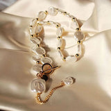 Pearl Choker Necklace Chain Wedding Party Jewelry