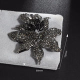 Rhinestone Rose Brooch Temperament All-Match Corsage