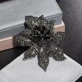 Rhinestone Rose Brooch Temperament All-Match Corsage