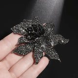 Rhinestone Rose Brooch Temperament All-Match Corsage