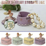 Heart Shape Jewelry Storage Case Organizer Box Mother's Gift