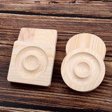 Wooden Jewelry Display Plate Bracelet Holder Showcase