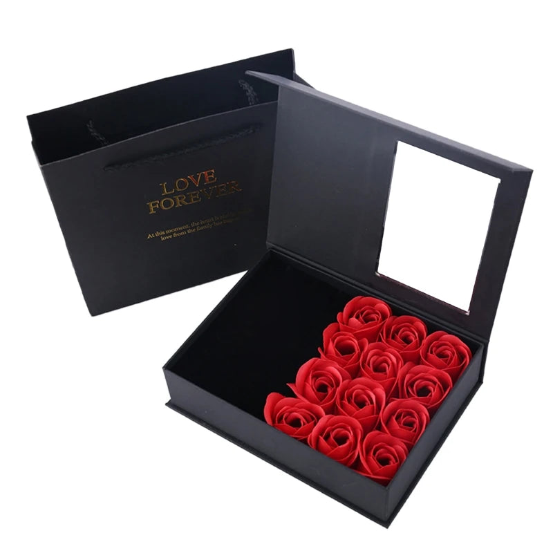 Eternal Rose Flower Wedding Jewelry Gift Set