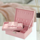 Travel Jewelry Storage Case Organizer Display Holder Box Watches Bracelets