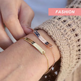 Punk Stainless Steel O-shaped Chain Bracelet