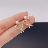 Pearl Earrings Korea Light Retro Stud Earrings Jewelry Gift