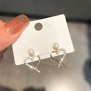 Pearl Earrings Korea Light Retro Stud Earrings Jewelry Gift