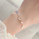Moon Star Bohemia Bracelet 14k Plated Bangle Pulseras