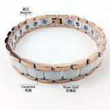 Gold-plated Ceramic Health Bracelet for Arthritis Pain Relief