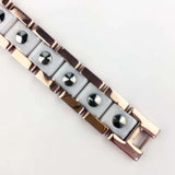 Gold-plated Ceramic Health Bracelet for Arthritis Pain Relief