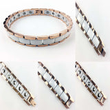 Gold-plated Ceramic Health Bracelet for Arthritis Pain Relief