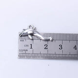 Metal Dolphin Charm Pendant Ocean Animal Lucky Jewelry