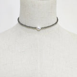 Crystal Beads Beaded Necklace Pearl Pendant Multiple Colors Choker