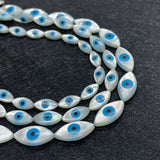 Natural Sea Shell Evil Eye Shell Beads for DIY Jewelry
