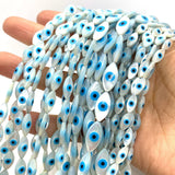 Natural Sea Shell Evil Eye Shell Beads for DIY Jewelry