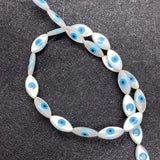 Natural Sea Shell Evil Eye Shell Beads for DIY Jewelry