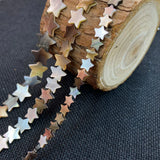 Star Shell Beads for DIY Jewelry Making 15 Inches