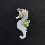 Shell Dolphin Seahorse Pendant 29-48mm Ocean Charm Jewelry Making DIY