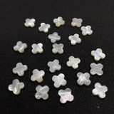 Natural Shell Four-leaf Flower Beads 8mm Charm Jewelry DIY