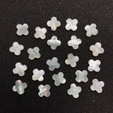 Natural Shell Four-leaf Flower Beads 8mm Charm Jewelry DIY