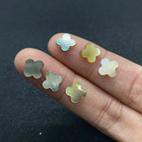 Natural Shell Four-leaf Flower Beads 8mm Charm Jewelry DIY