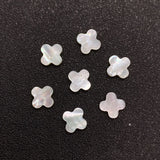 Natural Shell Four-leaf Flower Beads 8mm Charm Jewelry DIY
