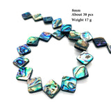 Abalone Shell Loose Beads Charm Love Heart Oval DIY Jewelry Accessorie